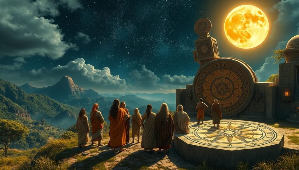 حين تحدّثت السماء: كيف ابتكر الإنسان القديم الزمن وصاغ تقاويمه من ضوء القمر وظلال الشمس"